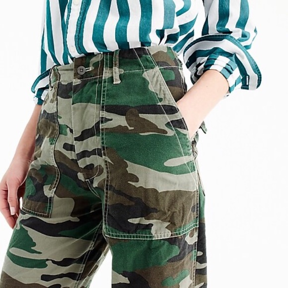 J. Crew Pants - J. Crew Camo Foundry High Rise Pant